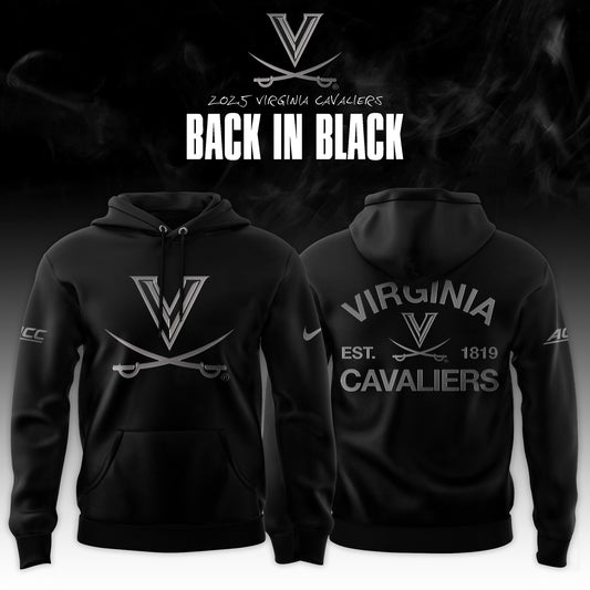 Virginia Cavaliers ‘Back in Black’ 2025 Special Edition Hoodie