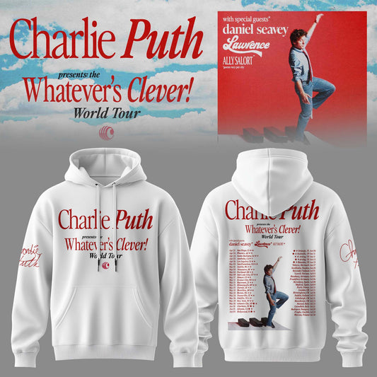 Charlie Puth: Whatever’s Clever! World Tour Limited Hoodie