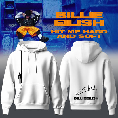 .Billie Eilish Hit Me Hard and Soft: The Tour Hoodie