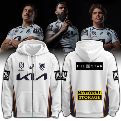 Brisbane Broncos 2026 Heritage Zip Hoodie
