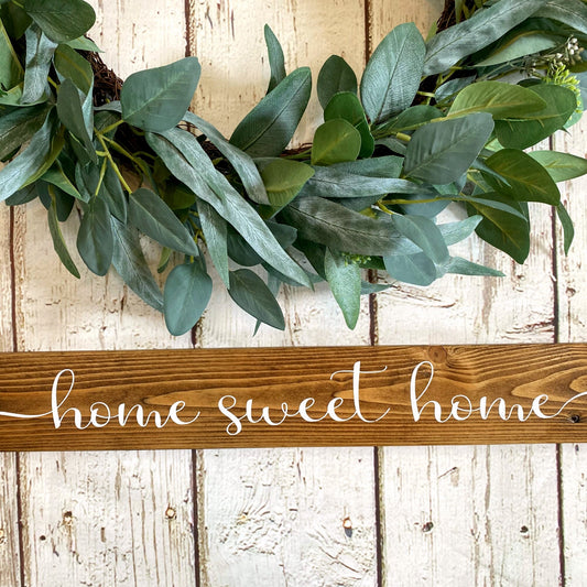 Home Sweet Home Sign, Pallet Wood Sign, New Home Sign, Wooden Sign, Rustic Wood Sign, Home Sweet Home, Housewarming Gift, Gallery Wall Decor