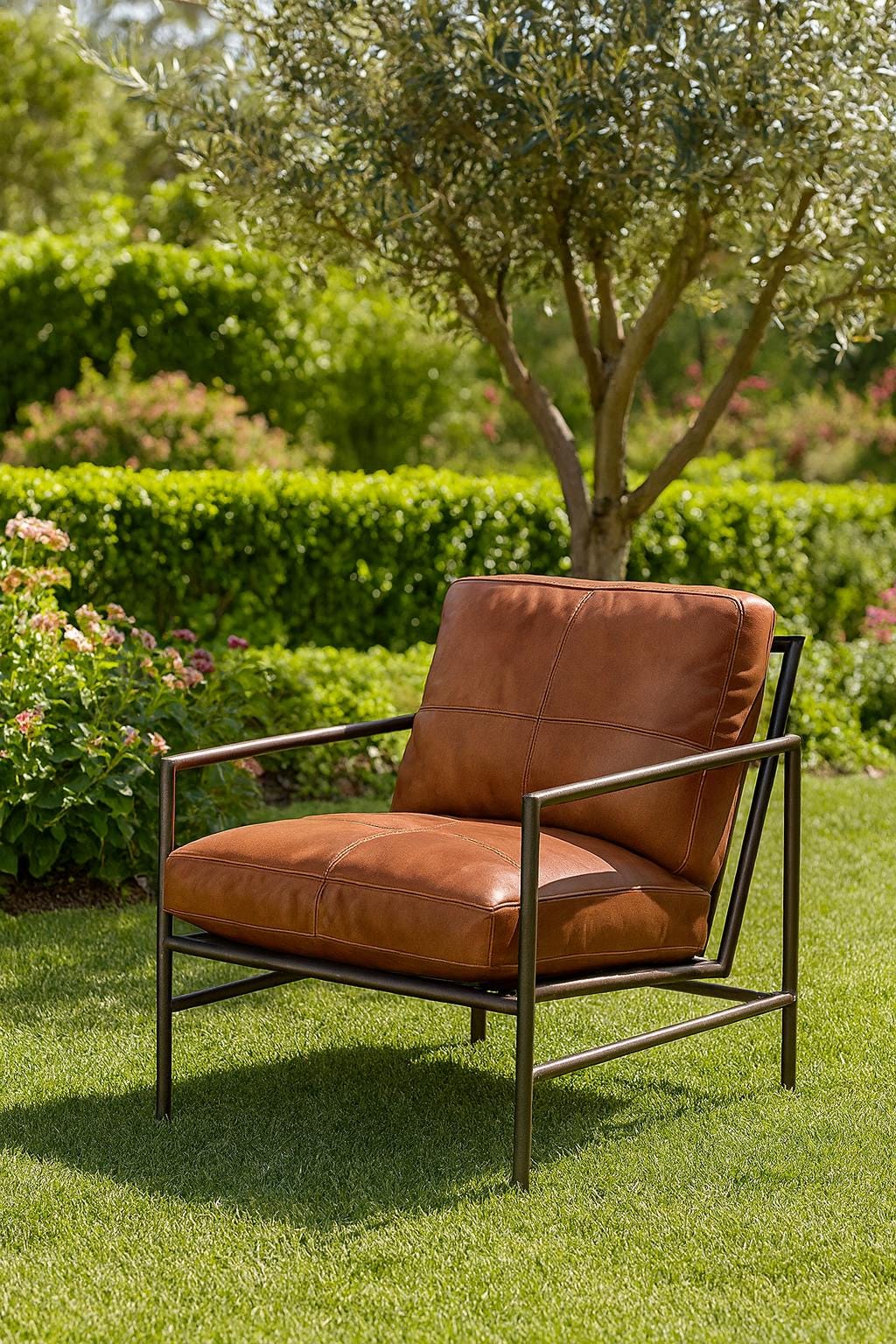 Custom Leather Cushion Cover Set: Bench, Chair, Sofa - Handmade