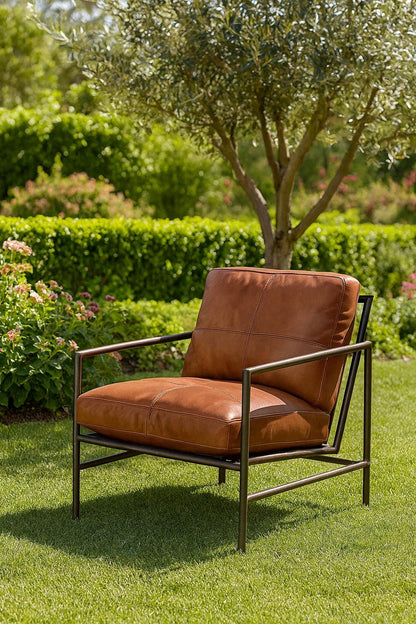 Custom Leather Cushion Cover Set: Bench, Chair, Sofa - Handmade