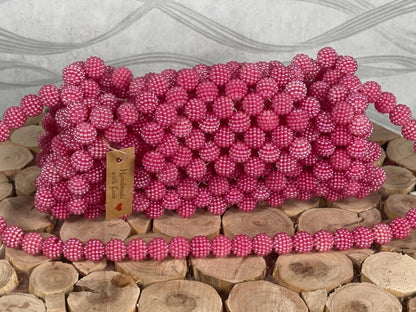 Handmade Pink Beaded Bridal Bag: Pearl Evening Clutch