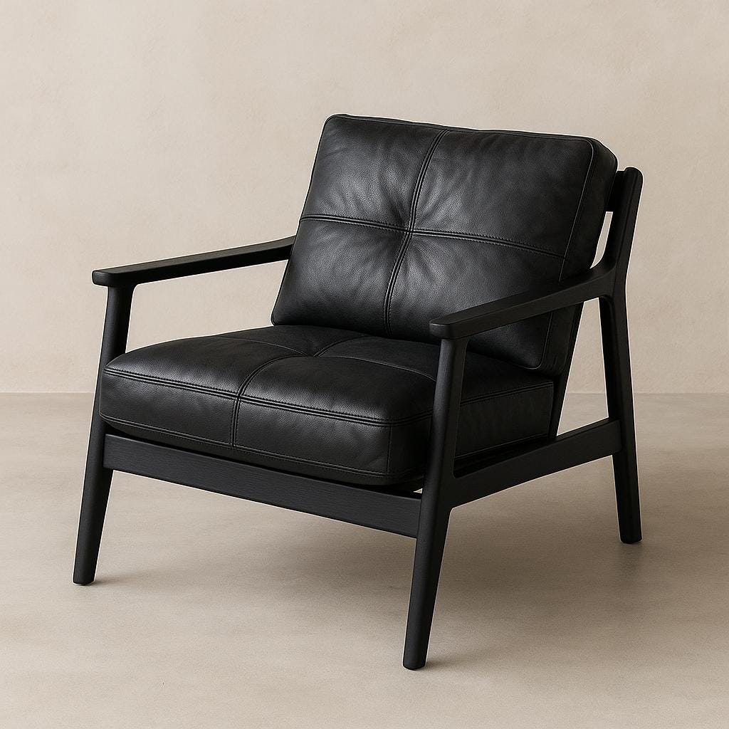 Custom Leather Cushion Cover Set: Bench, Chair, Sofa - Handmade