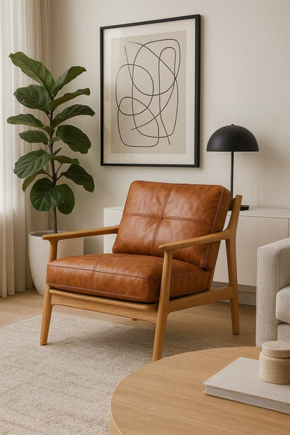 Custom Leather Cushion Cover Set: Bench, Chair, Sofa - Handmade