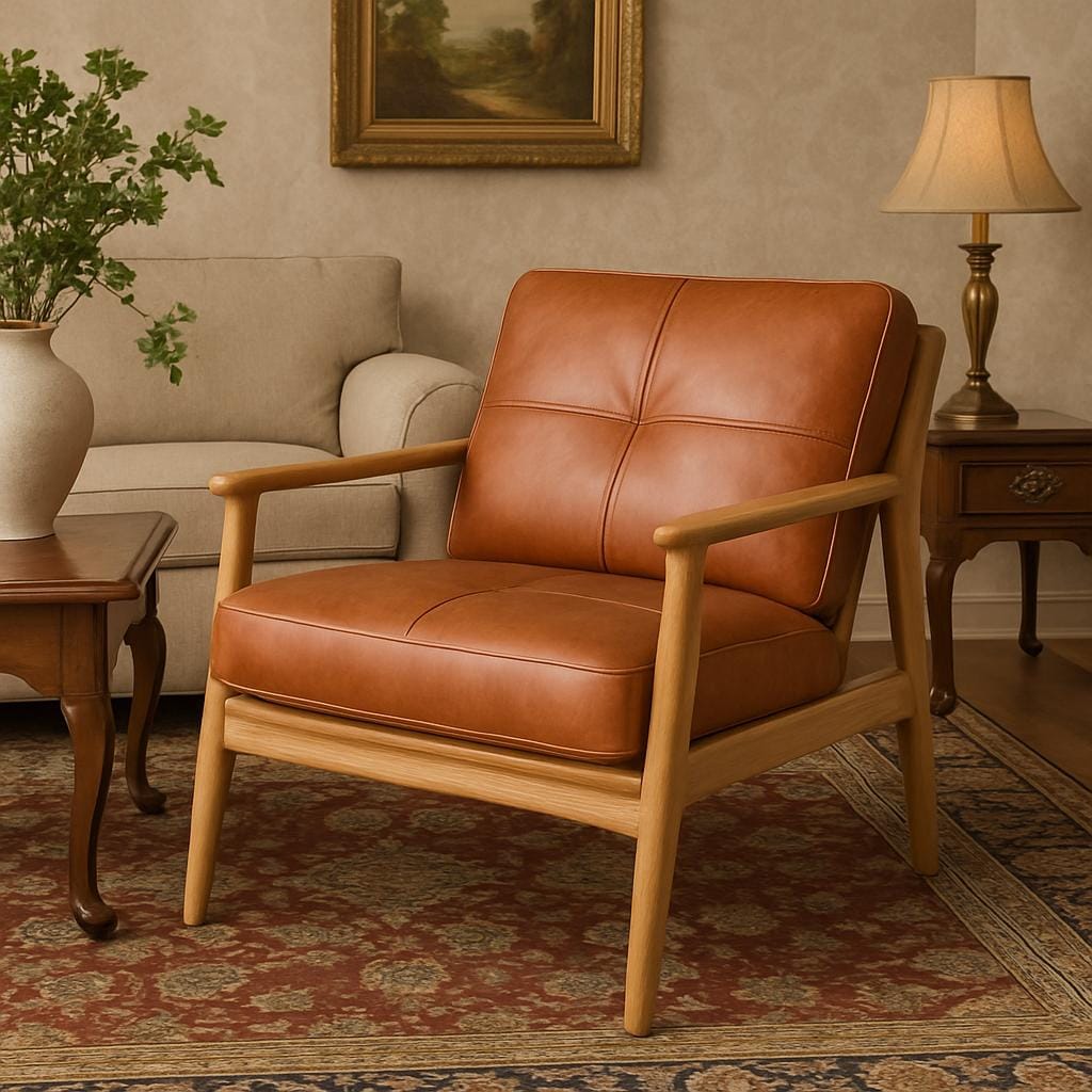 Custom Leather Cushion Cover Set: Bench, Chair, Sofa - Handmade