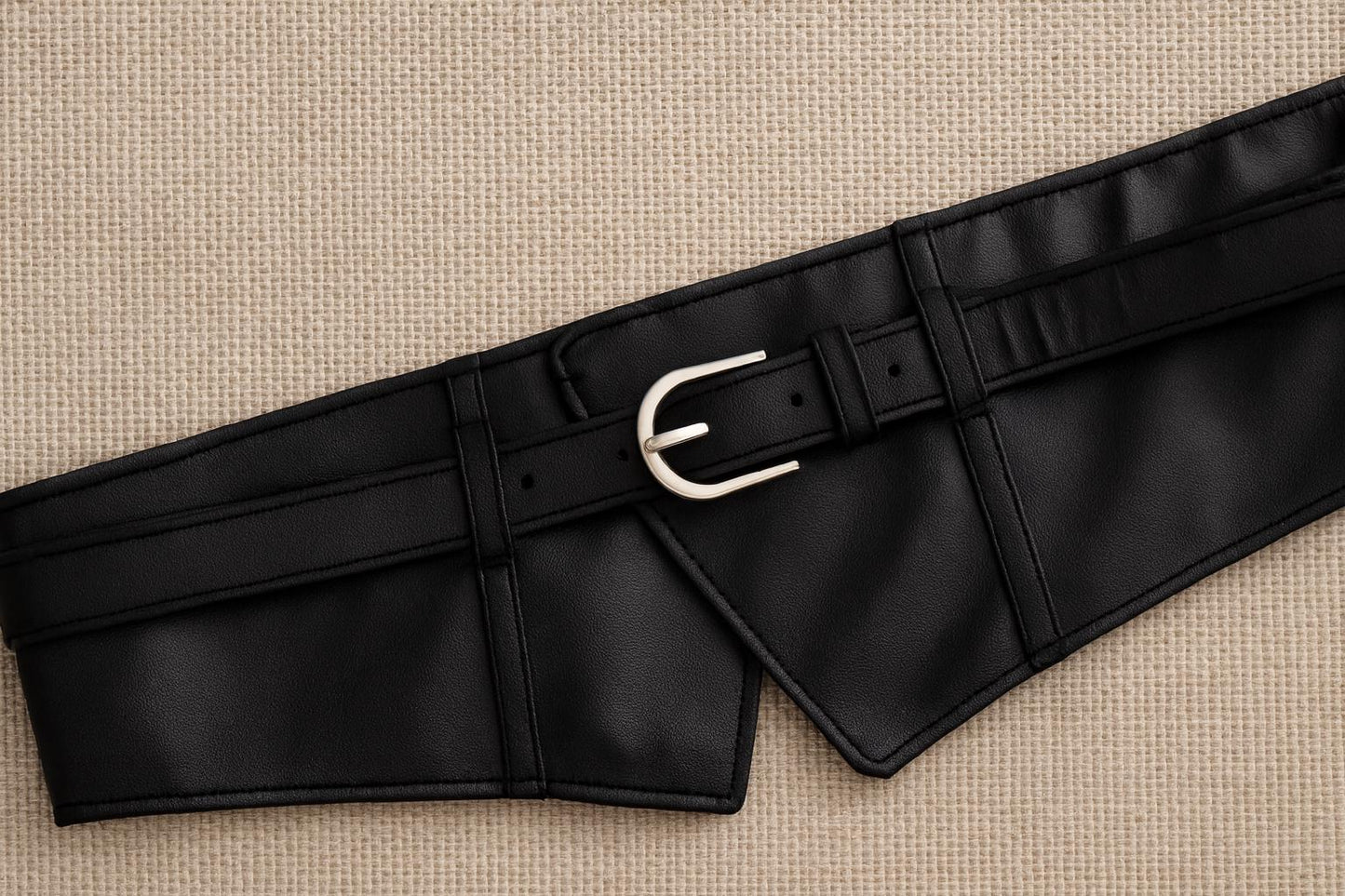Handmade Leather Obi Wrap Belt – Soft Corset Style Waist Cincher, Adjustable Self Tie Kimono Belt for Dresses, Coats & Jumpers