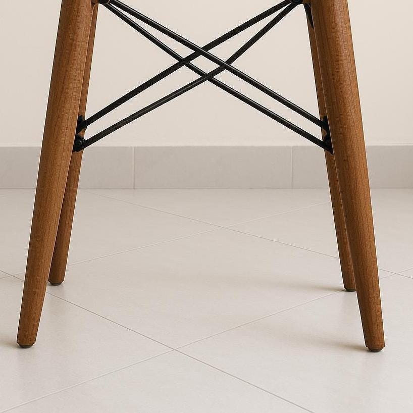 Handmade Moroccan Leather Desk Chair: Modern Accent Seating