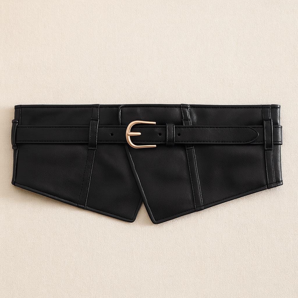 Handmade Leather Obi Wrap Belt – Soft Corset Style Waist Cincher, Adjustable Self Tie Kimono Belt for Dresses, Coats & Jumpers