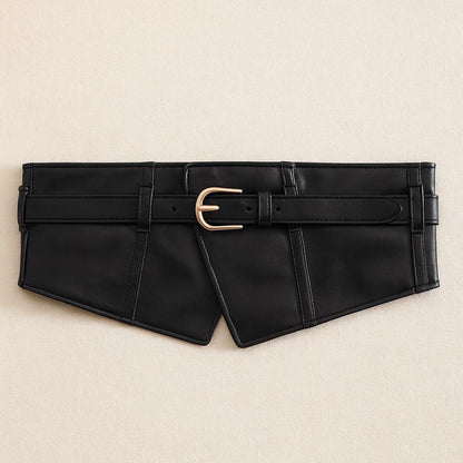 Handmade Leather Obi Wrap Belt – Soft Corset Style Waist Cincher, Adjustable Self Tie Kimono Belt for Dresses, Coats & Jumpers