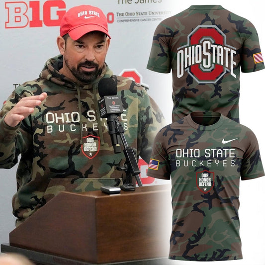Limited Edition Military Appreciation Ohio State Buckeyes Football T shirt