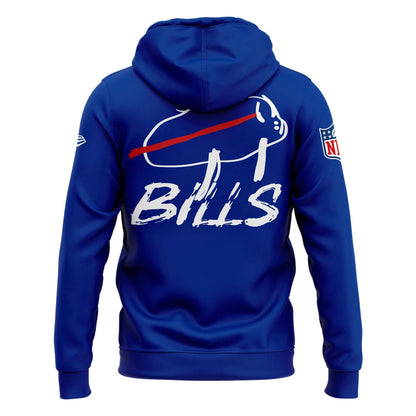 New "Charging Potato" Logo Zip Hoodie (Blue)