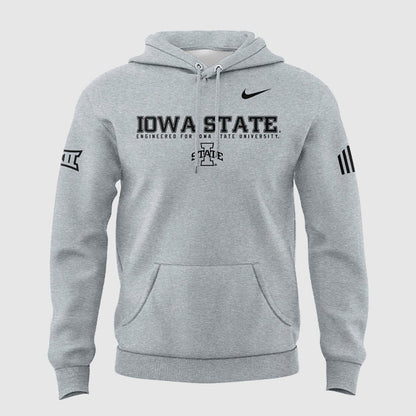 Special New 2025 ISU Logo Hoodie In Grey