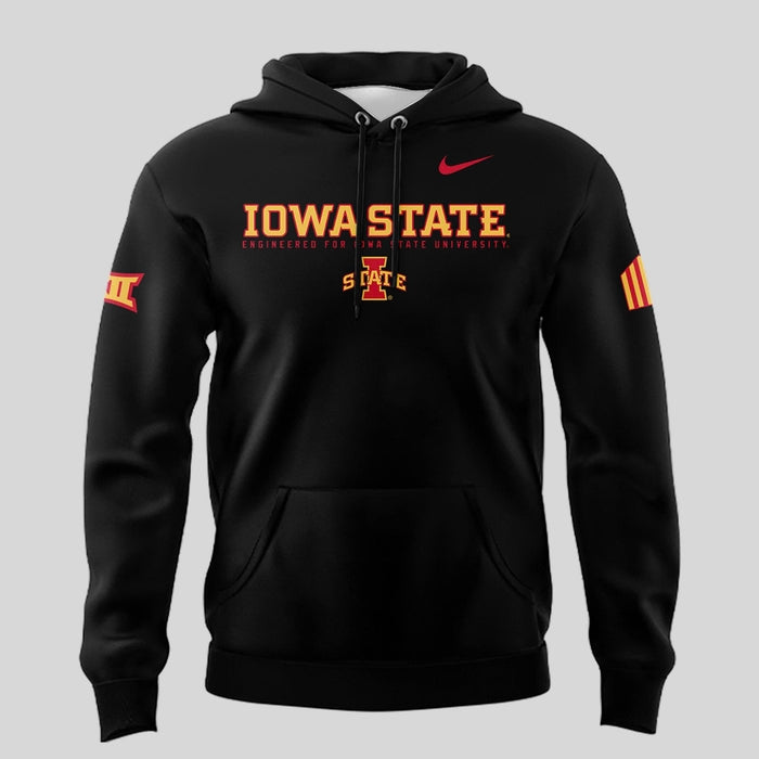 Special New 2025 ISU Logo Hoodie In Black