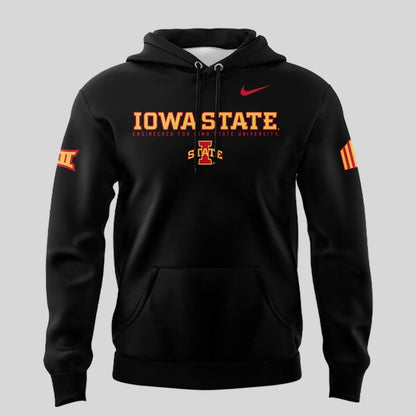 Special New 2025 ISU Logo Hoodie In Black