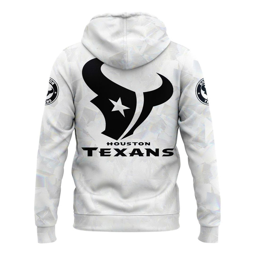Houston Texans 2025-2026 Icy white Hoodie