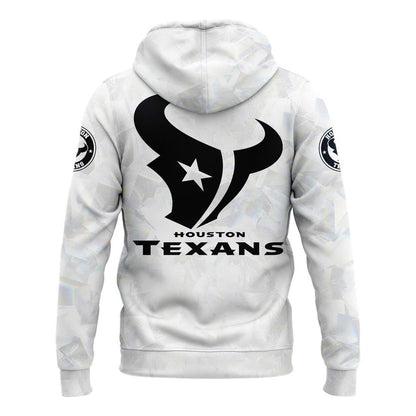 Houston Texans 2025-2026 Icy white Hoodie