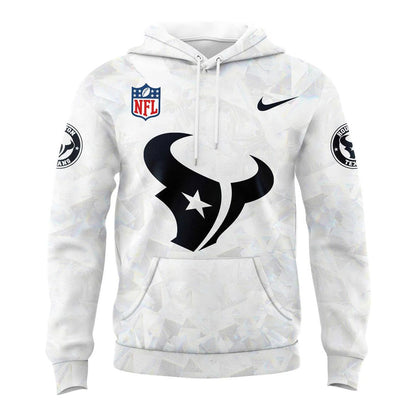 Houston Texans 2025-2026 Icy white Hoodie