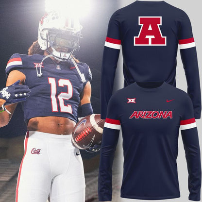 Arizona Football Retro Uniform Long Sleeve Shirt - Limited Edition