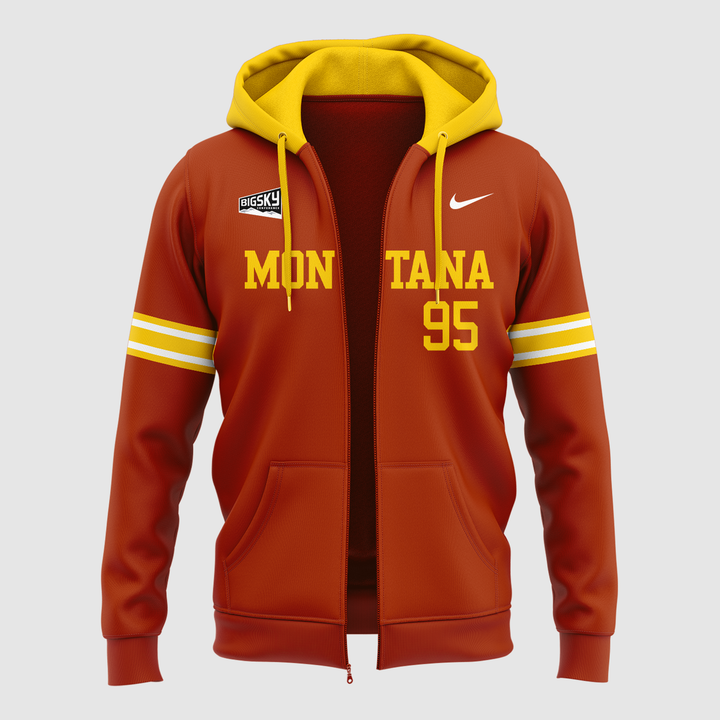 Limited Edition zip hoodie Montana Griz Football for fans! | Ox60