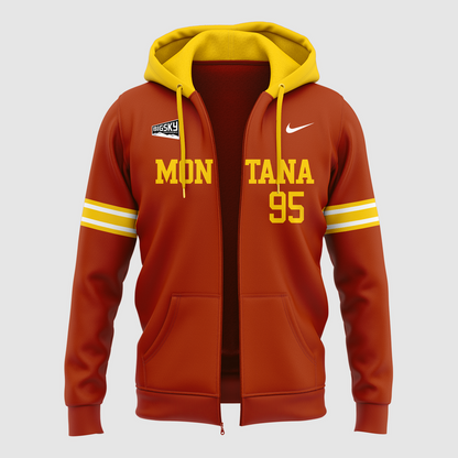 Limited Edition zip hoodie Montana Griz Football for fans! | Ox60