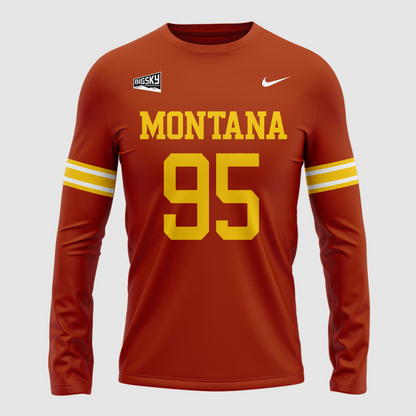 Limited Edition Long Sleeve Montana Griz Football for fans | YI59