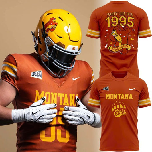 Exclusive Edition Montana Griz 1995 Anniversary Edition Uniforms t-shirt | YY84