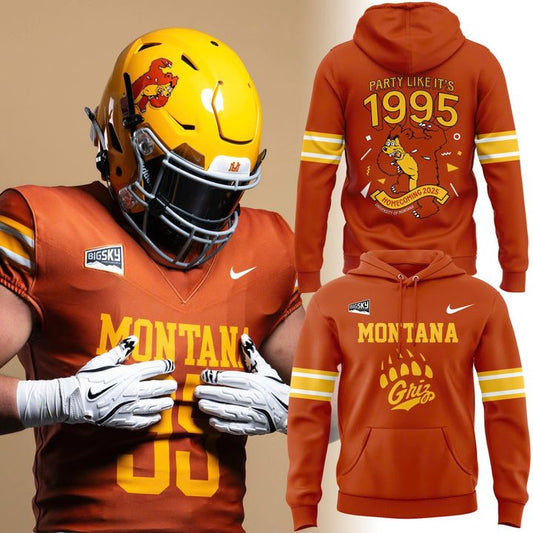 Exclusive Edition Montana Griz 1995 Anniversary Edition Uniforms hoodie | Kx35