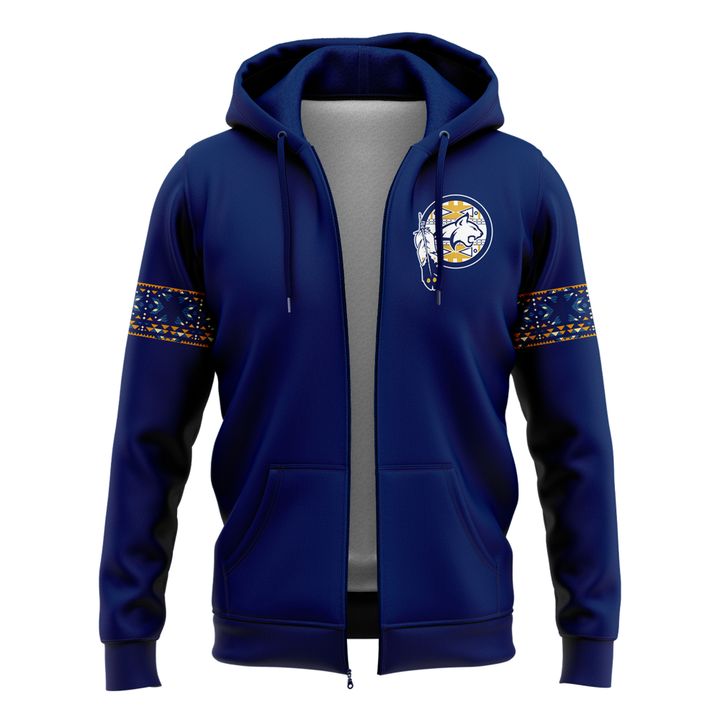 Montana State Football Native American Heritage Month Zip Hoodie | AT43
