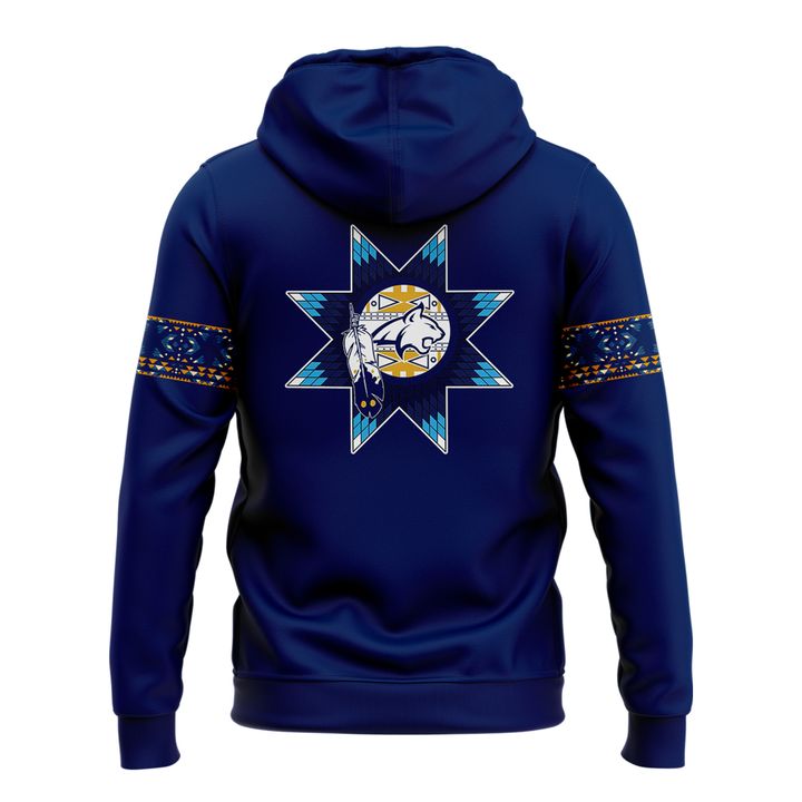 Montana State Football Native American Heritage Month Zip Hoodie | AT43