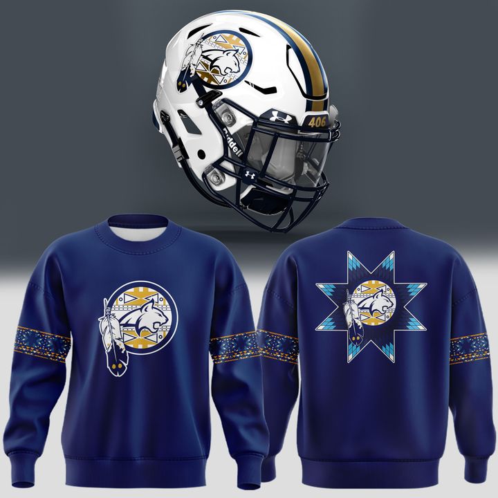 Montana State Football Native American Heritage Month Sweatshirt | TH54