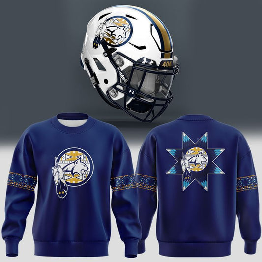 Montana State Football Native American Heritage Month Sweatshirt | TH54