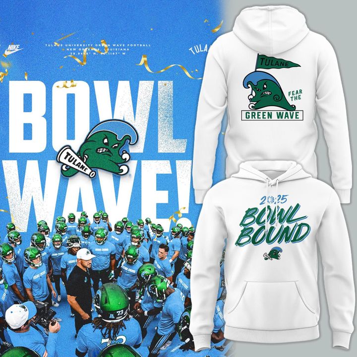 Tulane Football Bowl Bound Hoodie - Limited Edition