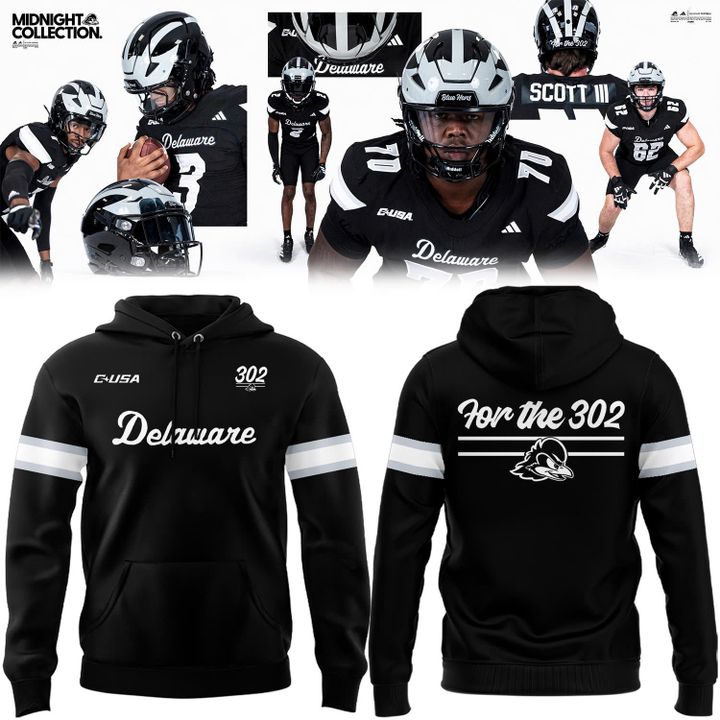 Delaware Football Midnight Collection Uniform Hoodie - Limited Edition