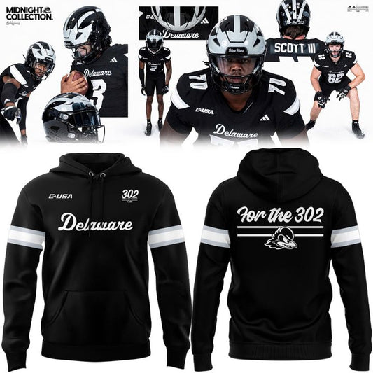 Delaware Football Midnight Collection Uniform Hoodie - Limited Edition