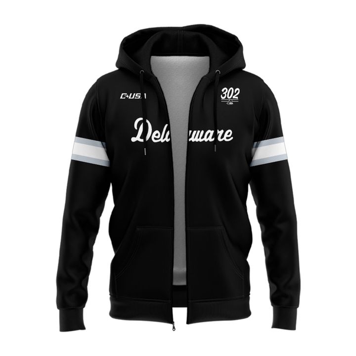 Delaware Football Midnight Collection Uniform Zip Hoodie - Limited Edition