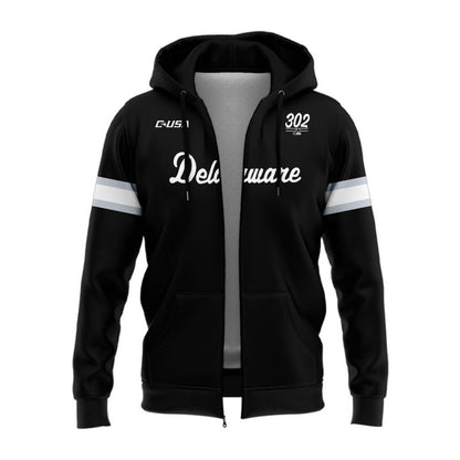 Delaware Football Midnight Collection Uniform Zip Hoodie - Limited Edition