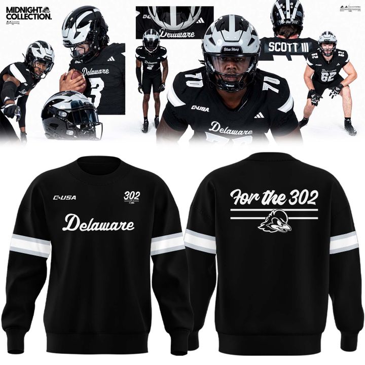 Delaware Football Midnight Collection Uniform Sweatshirt - Limited Edition