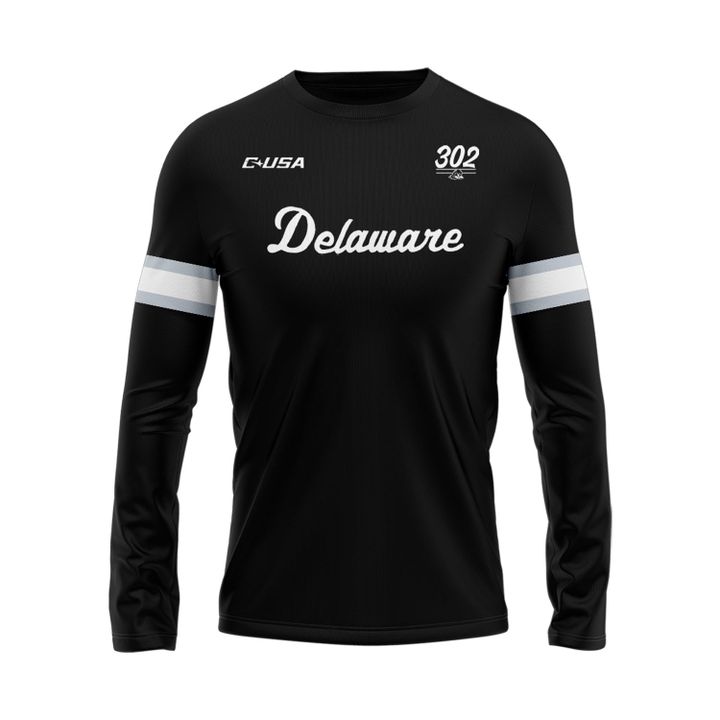 Delaware Football Midnight Collection Uniform Long Sleeve Shirt - Limited Edition