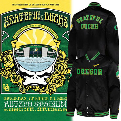 Special Grateful Ducks Oregon Football Jacket.