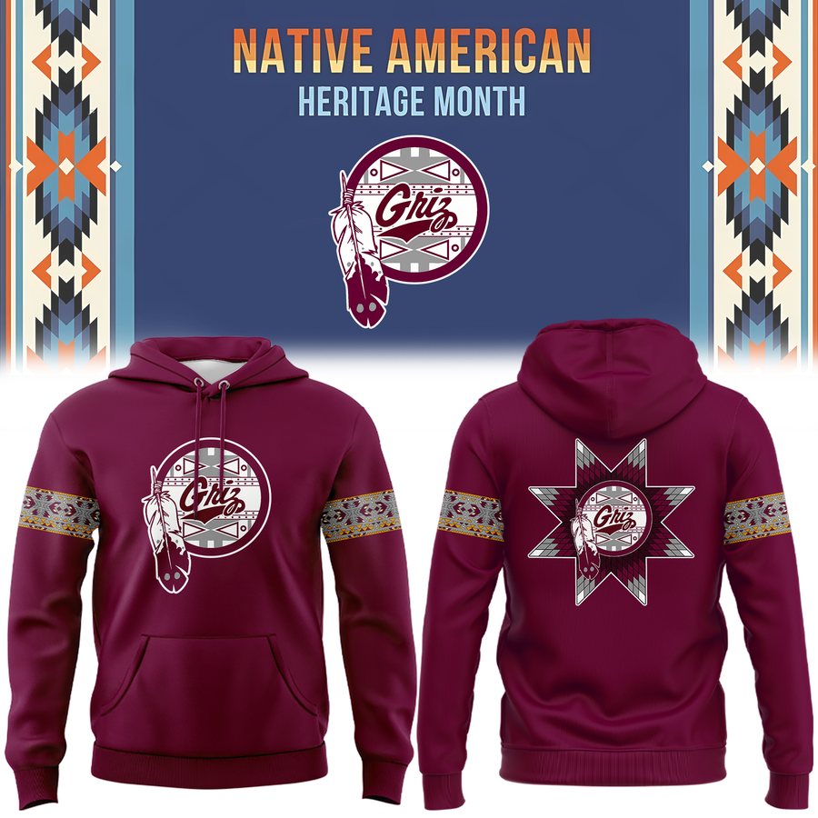 Montana Grizzlies football Native American Heritage Month Hoodie | WL70