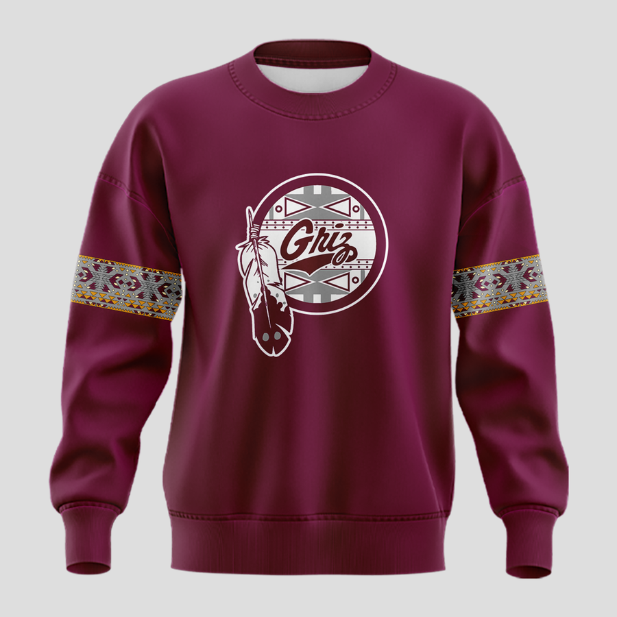 Montana Grizzlies football Native American Heritage Month Sweatshirt | UP93