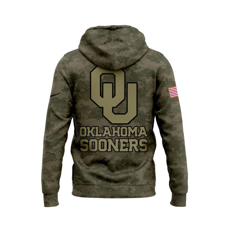 Oklahoma Football Salute To Service Hoodie
