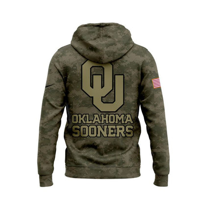 Oklahoma Football Salute To Service Hoodie
