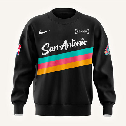 San Antonio Spurs Back To Black City Edition Sweatshirt