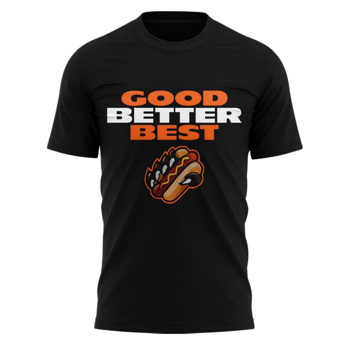 Chicago Bears GOOD. BETTER. BEST T-shirt - Black