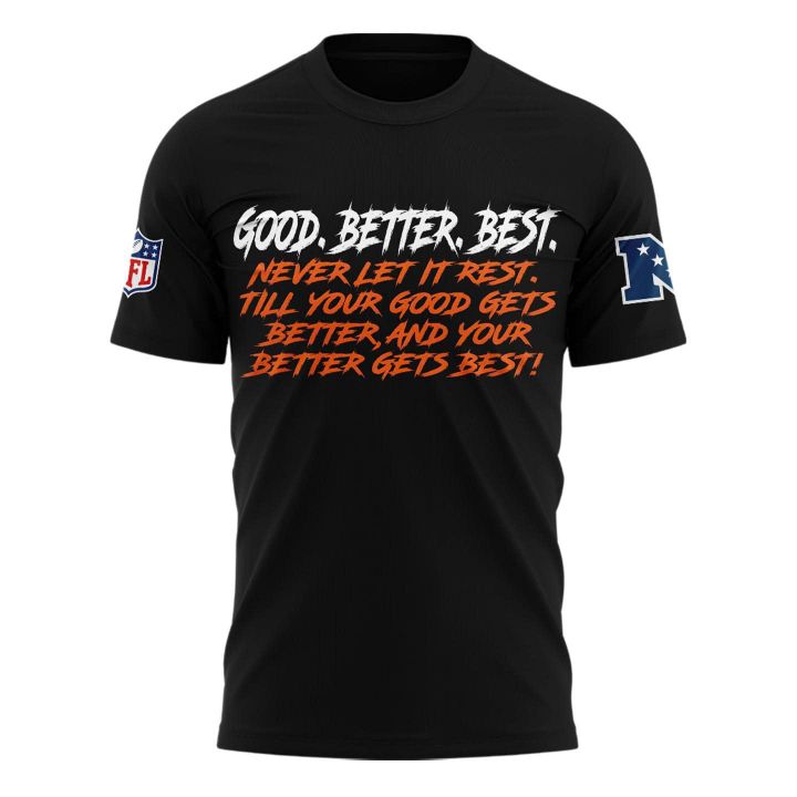 Chicago Bears GOOD. BETTER. BEST Limited T-shirt - Black