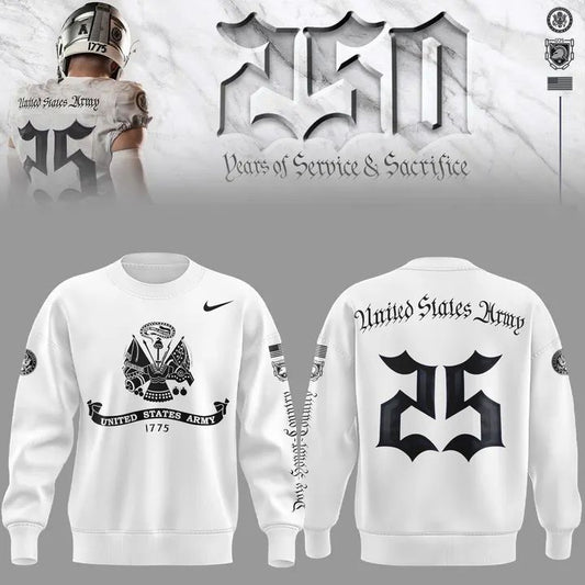 White Army Black Knights Army 250 Collection Sweatshirt