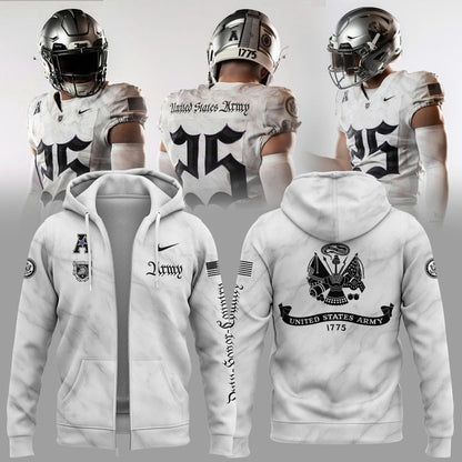 2025 Limited Edition Zip Hoodie Army Football for fans